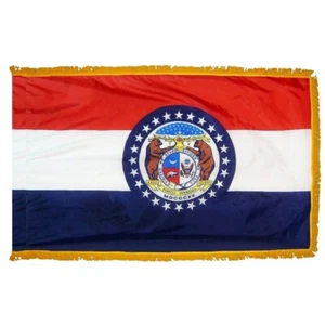 MISSOURI STATE TUEBOR FLAG 2'x3' INDOOR OUTDOOR BANNER USA - Picture 1 of 1
