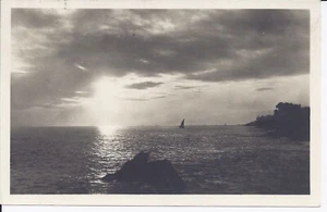 417 Nerven Sonnenuntergang am Meer ca.1930 - Bild 1 von 2
