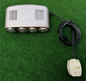 CLIPSAL 12V PLUG 4 gang CIGAR SOCKET CARAVAN MOTORHOME RV CAMPER VAN TV ADAPTOR - Picture 1 of 3