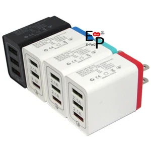 Quick Charge  QC 3.0 Fast Multi-Port USB Wall Charger Adapter US Plug 30W - Picture 1 of 23