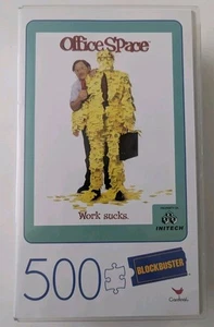 NEW Office Space 500 Piece Puzzle in Plastic Retro Blockbuster VHS Video Case - Picture 1 of 3
