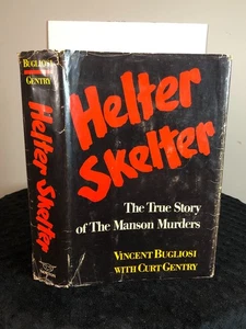 Helter Skelter True Story Of The Manson Murders Bugliosi 1974 1st First Edition  - Picture 1 of 11