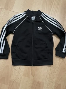 Adidas Baby Jacke Trainingsjacke Schwarz Gr 86 - Bild 1 von 6