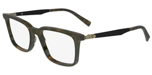 Monturas de gafas cuadradas suaves Ferragamo para hombre tortuga - SF2969 242 hechas en Italia - Imagen 1 de 4