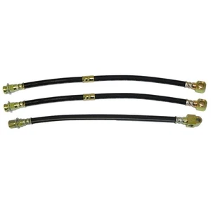 69-74 GM F / X-body Front Disc Rear Drum Brake Rubber Flex Hose Line Set Kit - Picture 1 of 9