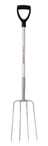 Faulks & Cox Red Gorilla Pro Fork With D Handle Lightweight 4 Prong Manure Fork - Picture 1 of 2