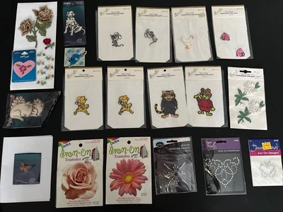 Lt 28 Vtg Land O Lace +Embroidered Appliques  Crafts Sewing Emanuel Roth NOS NIP - Image 1 of 4