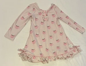 Jane + Jo Hot Cocoa Lounge Dress Size 6 - Picture 1 of 7