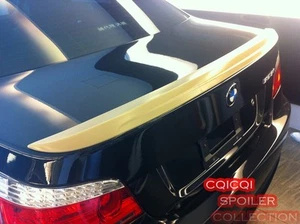 Unpainted BMW 04-10 E60 5-series 4-Door Sedan M5 type trunk spoiler ◎ - Picture 1 of 4