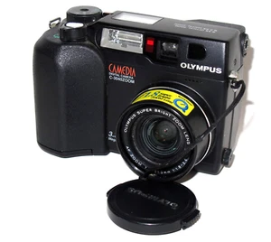 Olympus Camedia C-3040 Zoom 3.3MP Digital Camera w/ Memory Card & Manuals TESTED - Picture 1 of 9