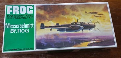 FROG F202 MESSERSCHMITT BF-110 G Night Fighter - kit 1/72 INTATTO (Vintage) - Immagine 1 di 4