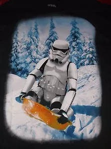 STAR WARS STORMTROOPER SCHNEEBOARD SKIFAHREN WEIHNACHTEN X-MAS T-SHIRT 2XL XXL NEU - Bild 1 von 2