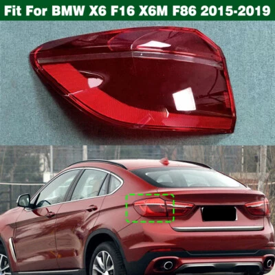 Left Rear Bumper Tail Light Lens Cover Shell For BMW X6 F16 X6M F86 2015-2019 - Image 1 of 4