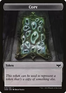 Copy (019) // Treasure (018) Foil Token Innistrad: Crimson Vow VOW MTG Magic - Picture 1 of 2