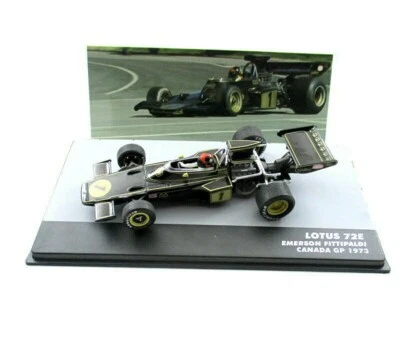 FORMULA-1 E.FITTIPALDI LOTUS 72E #1 WORLD CHAMPION GP CANADA 1973, ALTAYA 1:43 - Immagine 1 di 4
