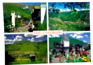 Four Views Of Vail, Colorado White River National Forest postal nueva sin publicar - Imagen 1 de 2