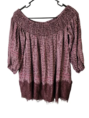 Anthropologie Vanessa Virginia Size Small Petite Womens Top Off Shoulder NWT - Image 1 of 4