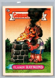1987 Garbage Pail Kids 384a Flamin’ Raymond GPK SET BREAK - Picture 1 of 2