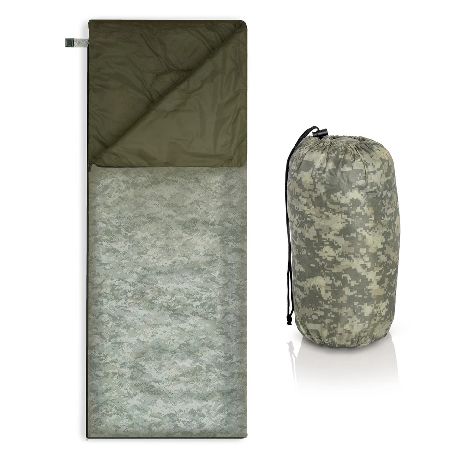 Maxam Sleeping Bag, 28 x 73", Olive Drab - Image 1 of 1