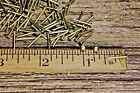 1/2” SOLID BRASS BRADS 100 NAILS Round Head 18 gauge Escutcheon pins USA made! 