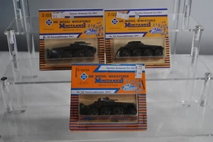 Lot of 3 Roco Minitanks Z-122 HO Scale "German Armoured Car" - Picture 1 of 19