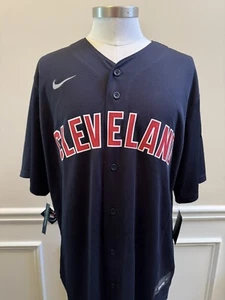NEUF ! Maillot route bleu homme Nike Cleveland Indians Guardians taille M neuf avec étiquette ! - Photo 1/5