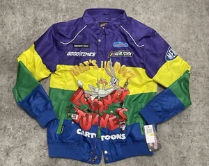 Members Only Looney Tunes Racer Windbreaker Jacke Bugs Hase AOP Herren M - Bild 1 von 6