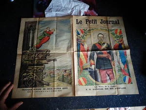 Alte LE PETIT JOURNAL 1913 Seine Majestät Alfons XIII König von Spanien  - Bild 1 von 3