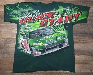 Vintage Nascar DALE EARNHARDT JR #88 AMP CHASE ALL OVER PRINT Size XL - Picture 1 of 4