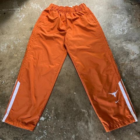 VTG Texas Longhorns Track Pants Mens XL Orange Nike Team Swoosh Logo NCAA Y2K Cover