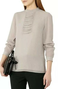 Designer REISS Sabine silk blouse size 6 --BRAND NEW-- long sleeve 100%silk - Picture 1 of 9