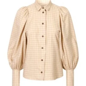 Britt Sisseck Size 42 10 Dina Plaid Blouse New with tag $250 Plaid Amish Modest - Picture 1 of 12