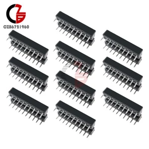 100Pcs 20-Pins DIP-20 IC Sockets Adaptor Solder Type Socket Dual Wipe Contact - Picture 1 of 12