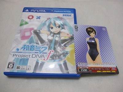 7-14 Days to USA. W/AR Marker + Card Vita Hatsune Miku Project Diva f Japanese - Image 1 of 4