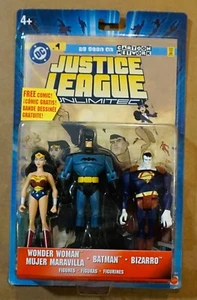 DC Super Heroes Justice League Unlimited Wonder Woman Batman Bizarro - Picture 1 of 2