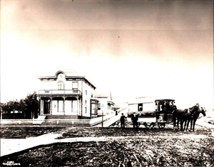 VTG 1884 Asahel Curtis Photo Horse, Street Car, 2nd & Pike, Seattle, WA, US home - Picture 1 of 6
