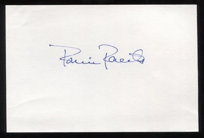 Robin Roberts Signed 4 x 6 Inch Index Card Autographed Baseball Signature - Image 1 of 2