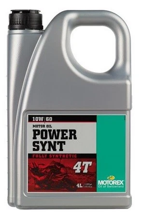 MOTOREX Huile moteur Power Synt 4 Temps 10W60 moto scooter 100% Synthèse 4Litres - Photo 1/1