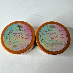 NUEVO TREE HUT Tropical Glow Reafirmante Azúcar de Karité Exfoliante y Manteca Corporal TAMAÑO DE VIAJE - Imagen 1 de 5