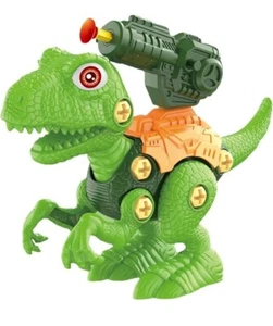 Hágalo usted mismo Modelo Tallo Dinosaurio Juguete Desmontar Dinosaurio Juguete de Construcción Verde 32 Piezas - Imagen 1 de 6