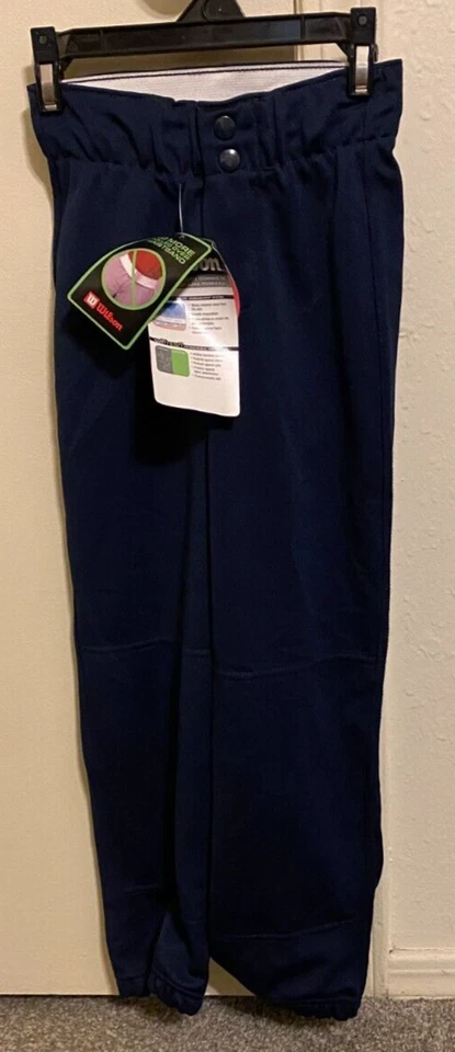 Pantalones de softbol Wilson WTC7609 tiro bajo para niña azul marino XS Foto 1 de 1