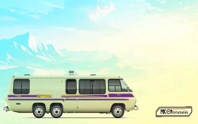MK Miniatures 1:64 GMC Motorhome 1978 Resin HEC - Image 1 of 4