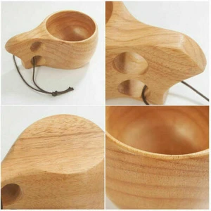Finnland Holz Obst Kaffee Tee Milchbecher Freien Hölzerne Tasse Lappland Kuksa D - Bild 1 von 11