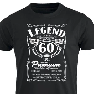 60. Geburtstag Geschenke für ihn Männer 60 Jahre lustig T-Shirt Herren Geburtstag T-Shirt - Bild 1 von 14