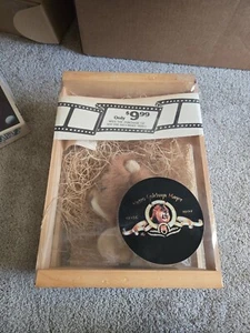 MGM Leo The Lion Plush In Wooden Crate NIB - Picture 1 of 4