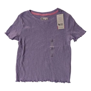 BBC-2 Epic Threads Solid Textured T-Shirt Little Girls Small - Sand Verbena - Picture 1 of 3