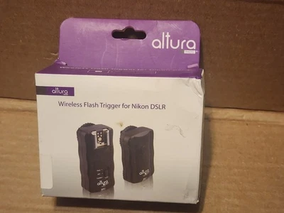 Altura Wireless Flash Trigger for Nikon DSLR Transmitter & Receiver Brand New - Image 1 of 4
