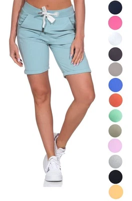Elbsand Damen Sweat Shorts Sweatshorts Sport kurze Hose Damenshorts ESBrinjana - Bild 1 von 4