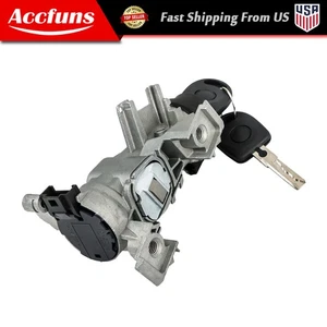 For 2006-18 Volkswagen Jetta 2.0L 2.5L 1.4L 1.8L Ignition Switch W/Keys & Chips - Picture 1 of 10