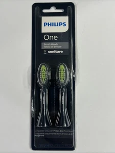 NEW Philips One by Sonicare 2pk Brush Heads - Toothbrush Heads Midnight Blue - Picture 1 of 1